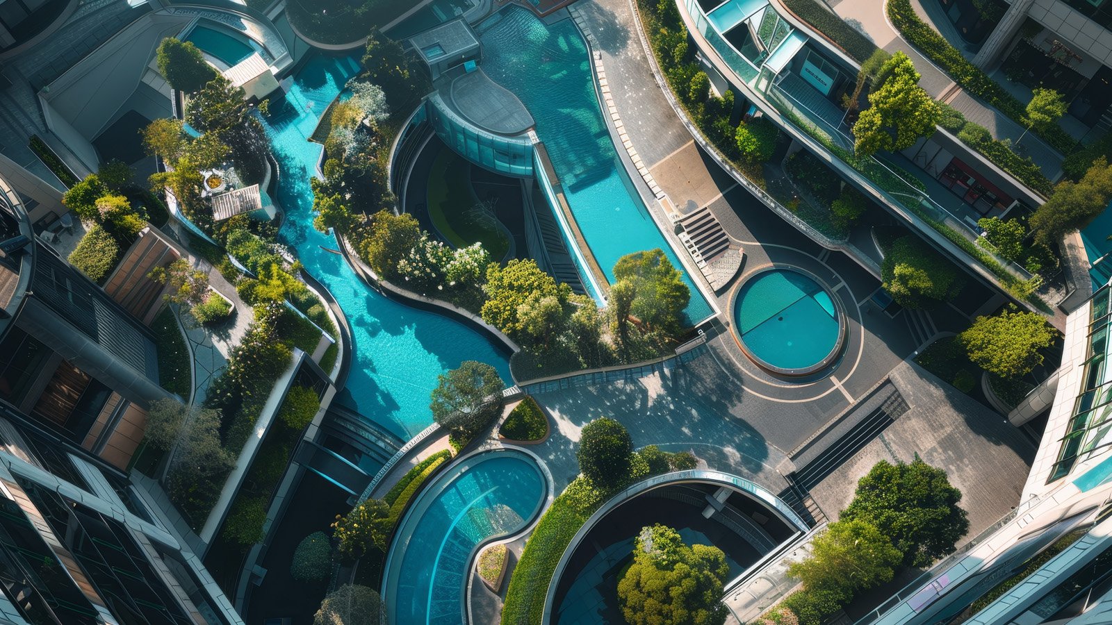 Assessing the performance of blue-green solutions through a fine-scale water balance model for an urban area